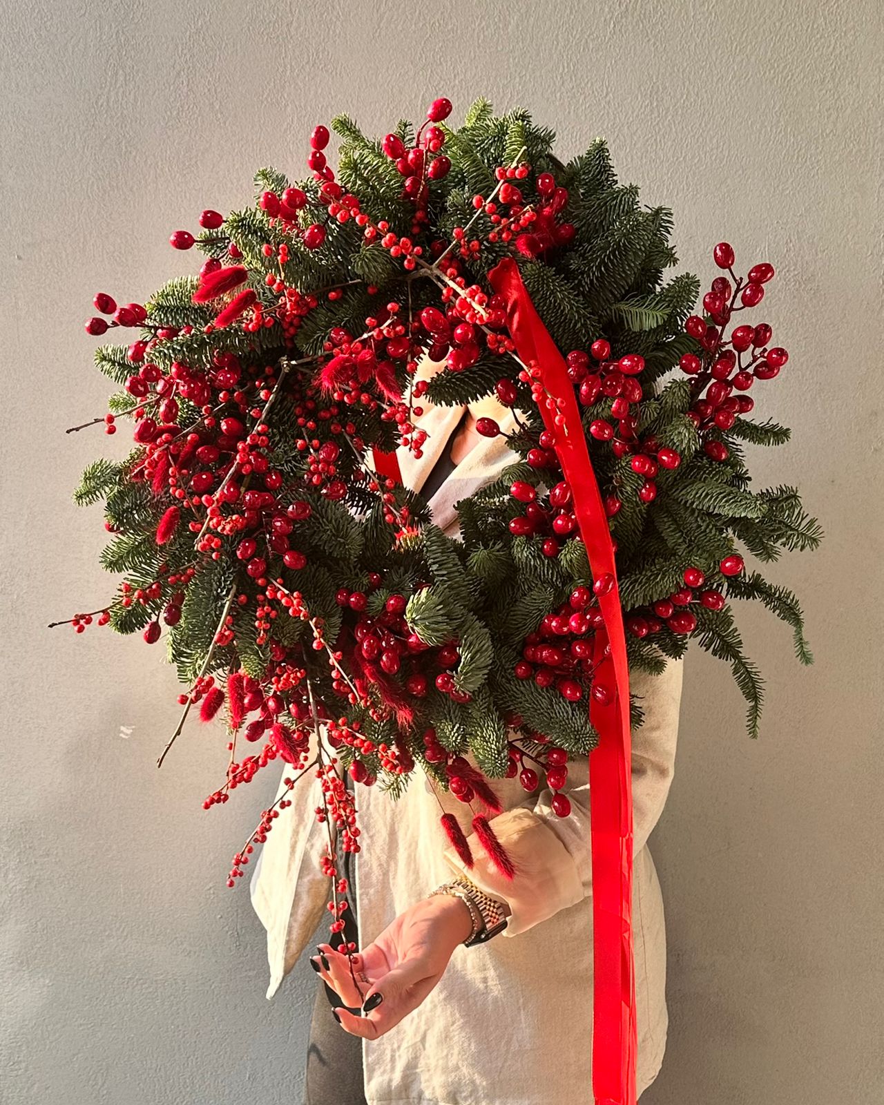 Wreath Making with Camelia Flowers